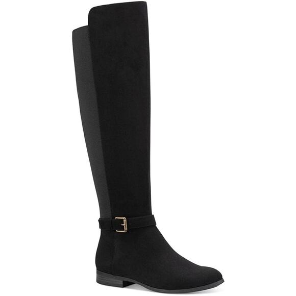 Style & Co. Shoes - Black Knee-High Riding Boots - Classic Women's Tall Boot